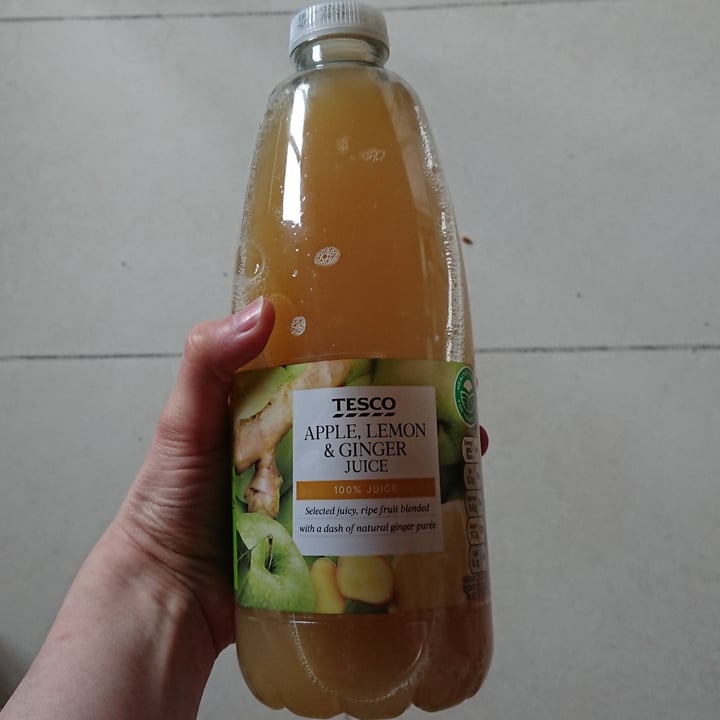 Tesco Apple, lemon & ginger juice Review abillion