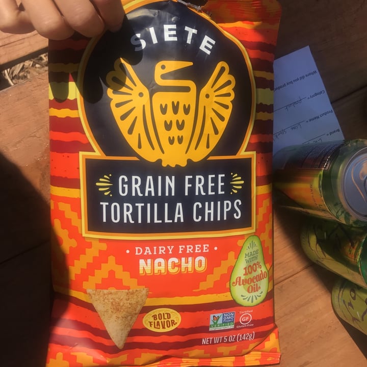 Siete Family Foods Grain Free Tortilla Chips Dairy Free Nacho Review