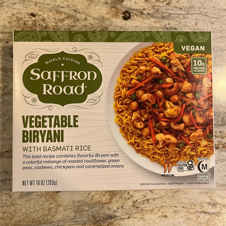 Saffron Road Vegetable Biryani Review abillion