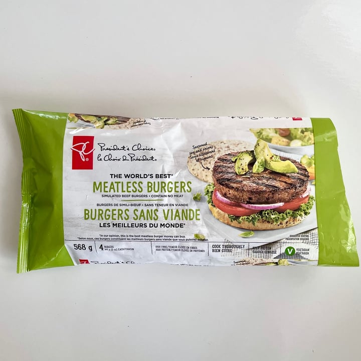 President's Choice Meatless Burgers Reviews abillion