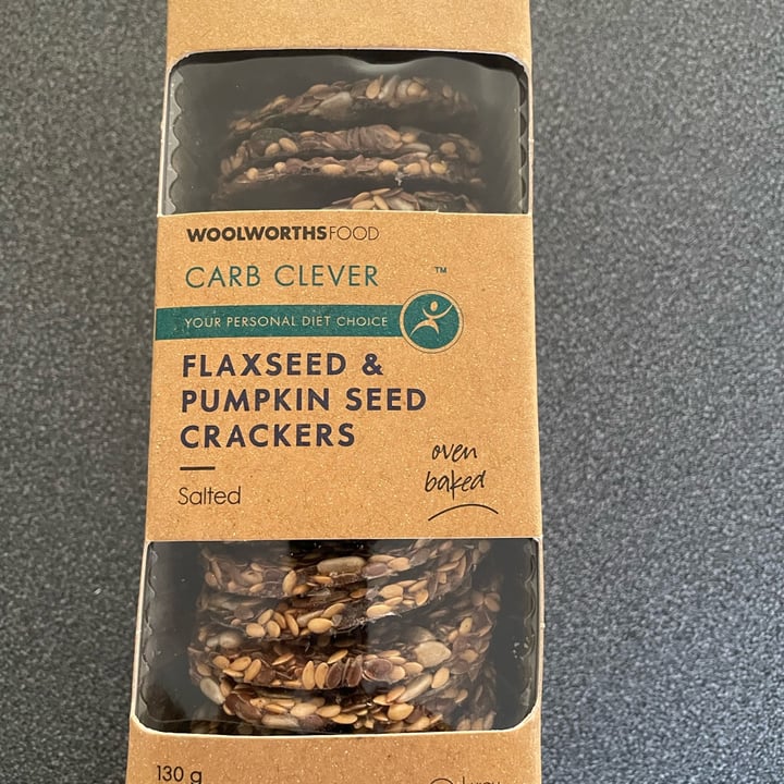 Woolworths Food Flaxseed and Pumkinseed Crackers Review abillion