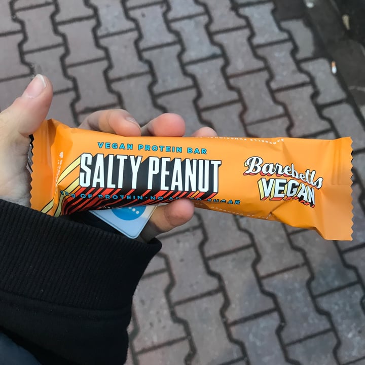 Barebells Vegan Salty Peanut Protein Bar Review abillion