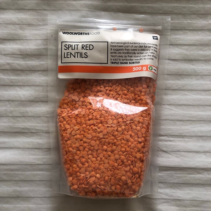 Woolworths Split red lentils Review abillion
