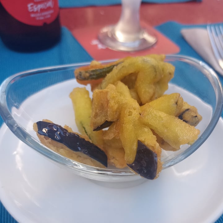 Cafébar O Bo xantar Pontevedra, Spain Tapa de Tempura de verduras