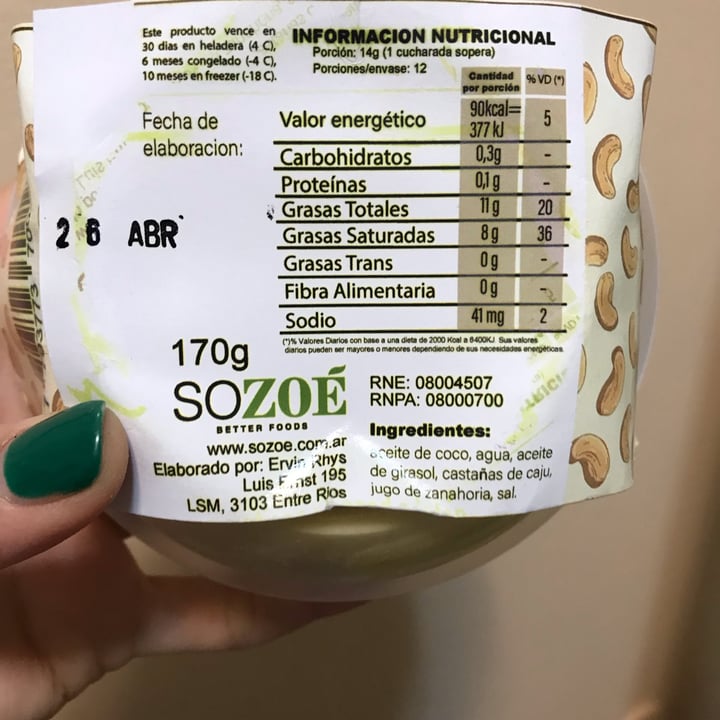 review photo of Veganteca Manteca Vegana shared by @esteficasotti on 04 Jun 2022 - review