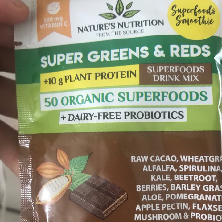 Nature's Nutrition Super Greens And Reds Reviews abillion
