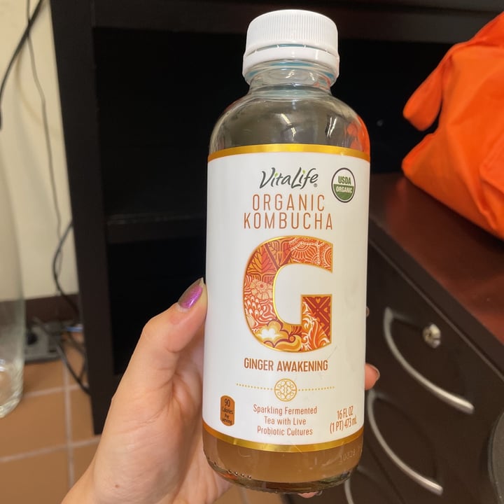 VitaLife Organic Ginger Awakening Kombucha Review abillion