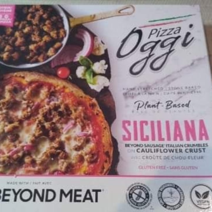Oggi Foods SICILIANA BEYOND MEAT PIZZA Review abillion