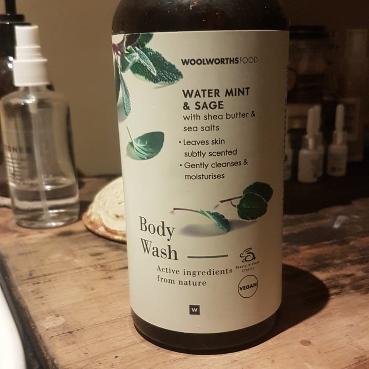 Woolworths Water mint and sage body wash Review abillion