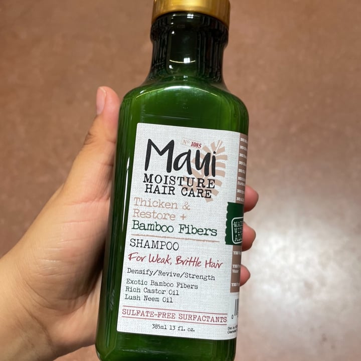 Maui Moisture bamboo fibers Shampoo Review abillion