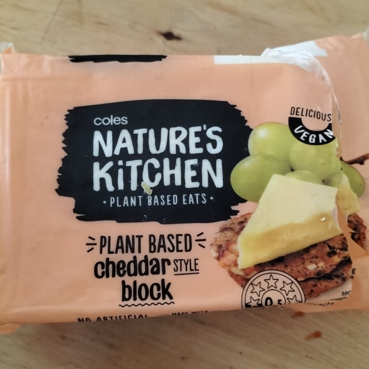 Coles Nature's Kitchen Cheddar style block Review abillion