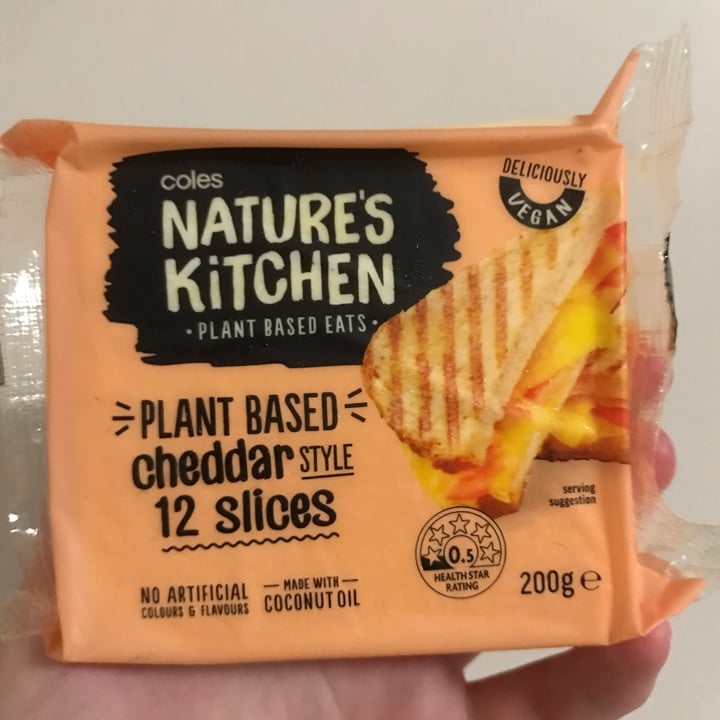 Coles Nature's Kitchen Cheddar style 12 slices Review abillion