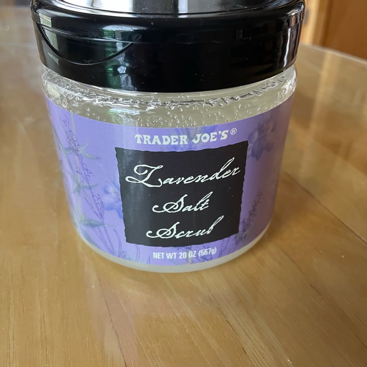 Trader Joe's lavender salt scrub Review abillion