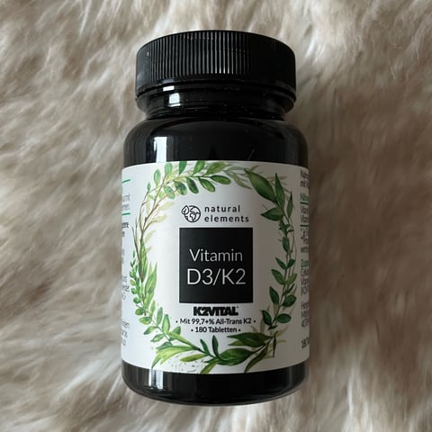Natural elements Vitamin D3/K2 Reviews | abillion