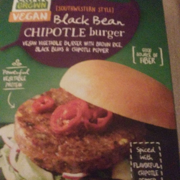 Earth Grown Earth grown vegan black bean chipotle burger Review abillion