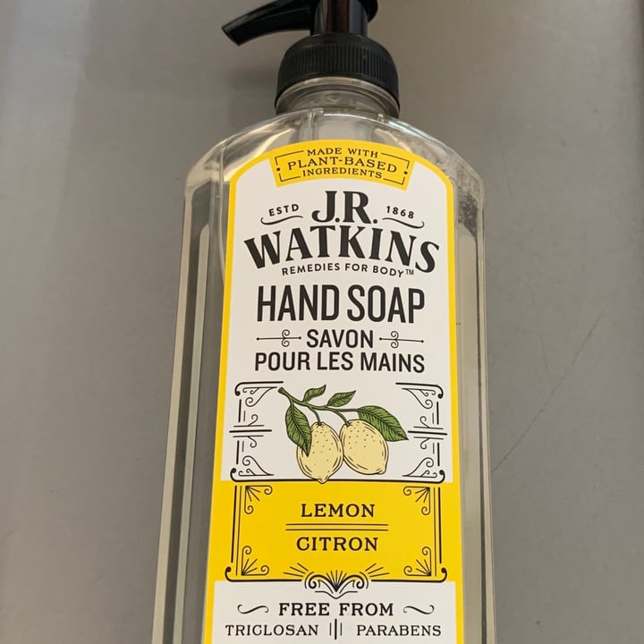 J.R. Watkins Lemon Hand Soap Review abillion