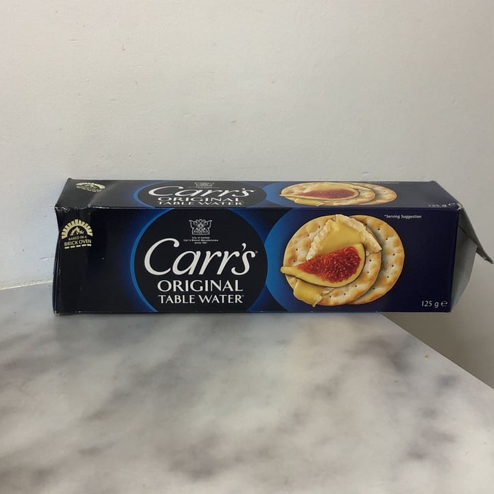 Carr's® CARR'S® TABLE WATER® ORIGINAL CRACKERS Review abillion