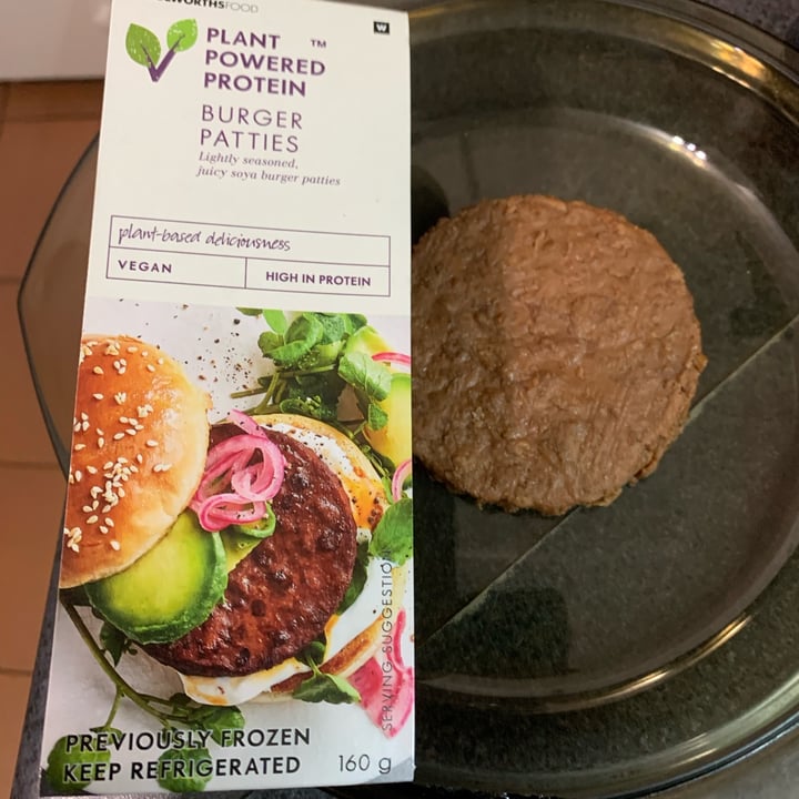 Woolworths Food Burger patty vegan Review abillion
