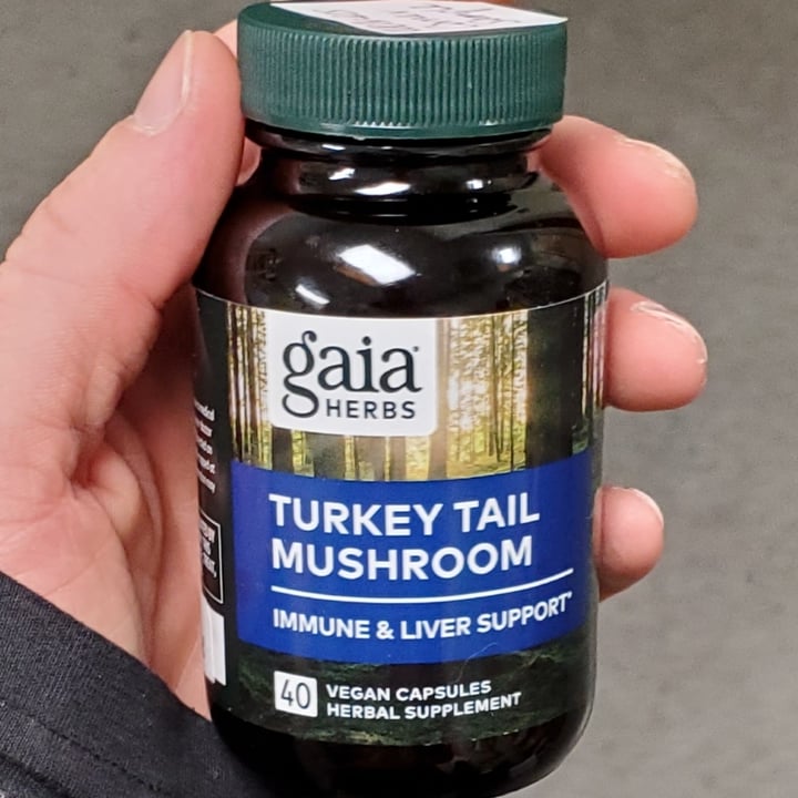 Gaia herbs Turkey tail mushroom capsules organic Review abillion