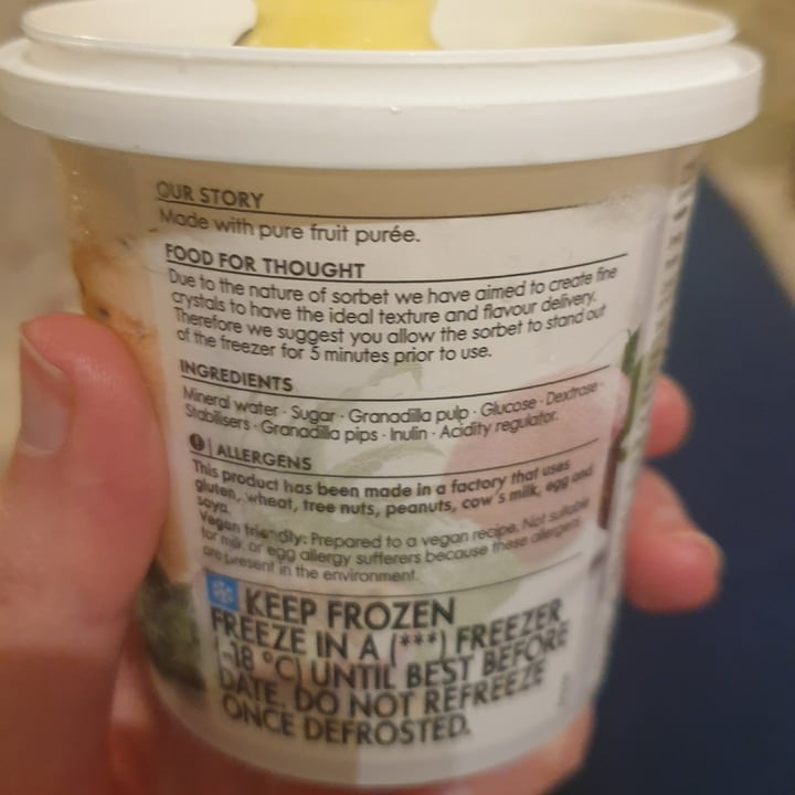 Woolworths Granadilla & Mixed Berry Sorbet Review abillion