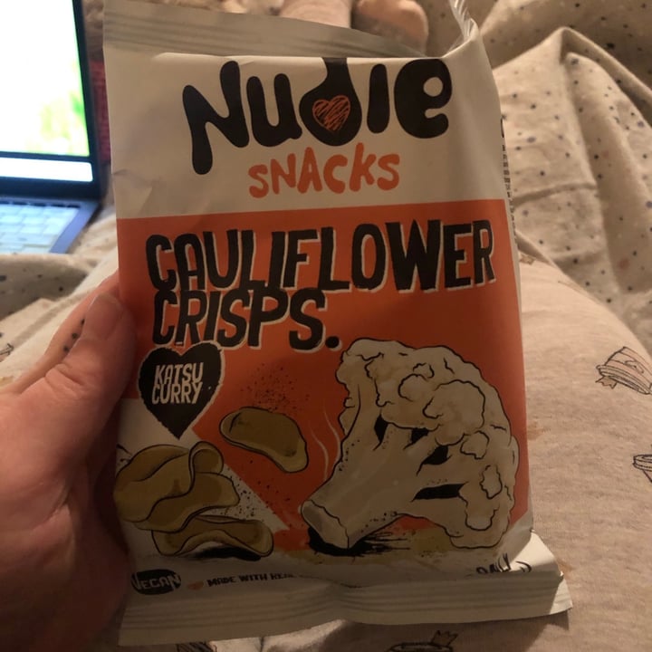 Nudie Snacks Cauliflower Crisps Katsu Curry Review abillion