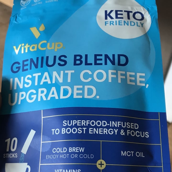 Vitacup Genius Blend Instant Coffee Review abillion