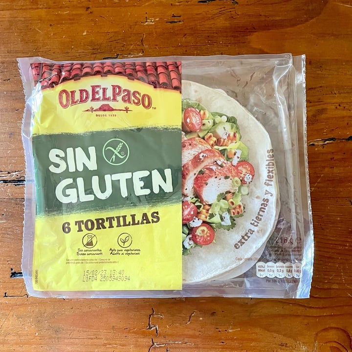 Old El Paso 6 tortillas sin gluten Review abillion