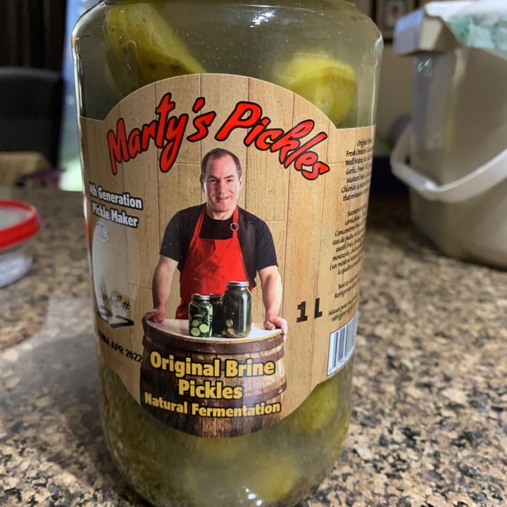 Marty’s pickles Original brine pickles Review abillion