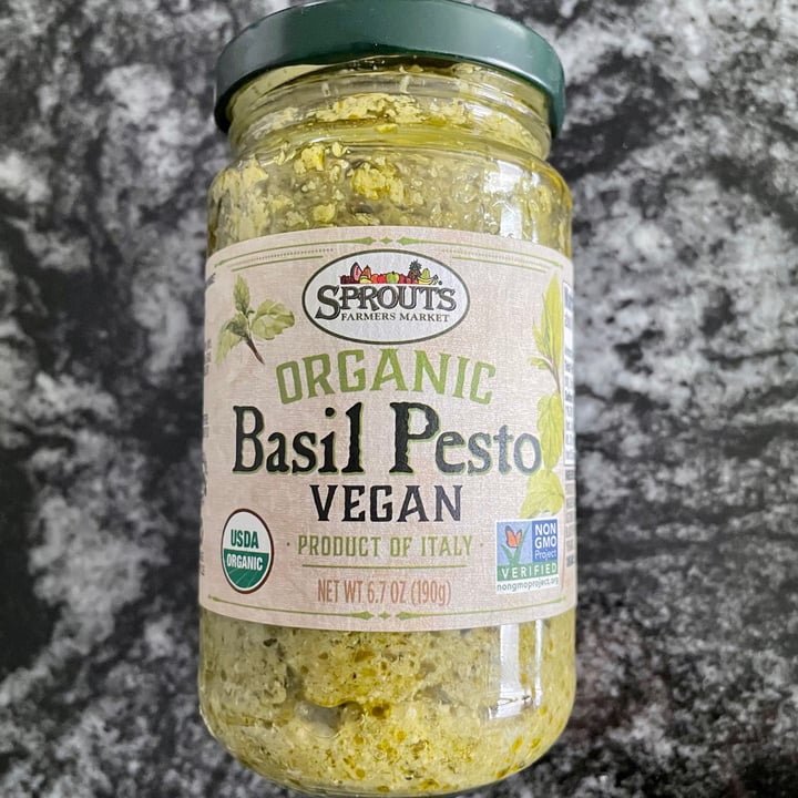 Sprouts Farmers Market Organic Basil Pesto Vegan Review Abillion