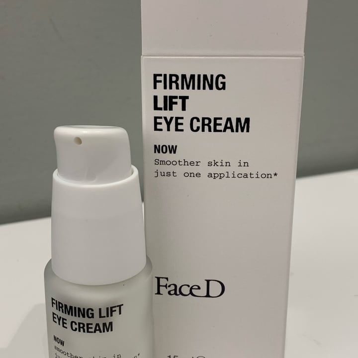 FaceD Firming lift eye cream Review abillion