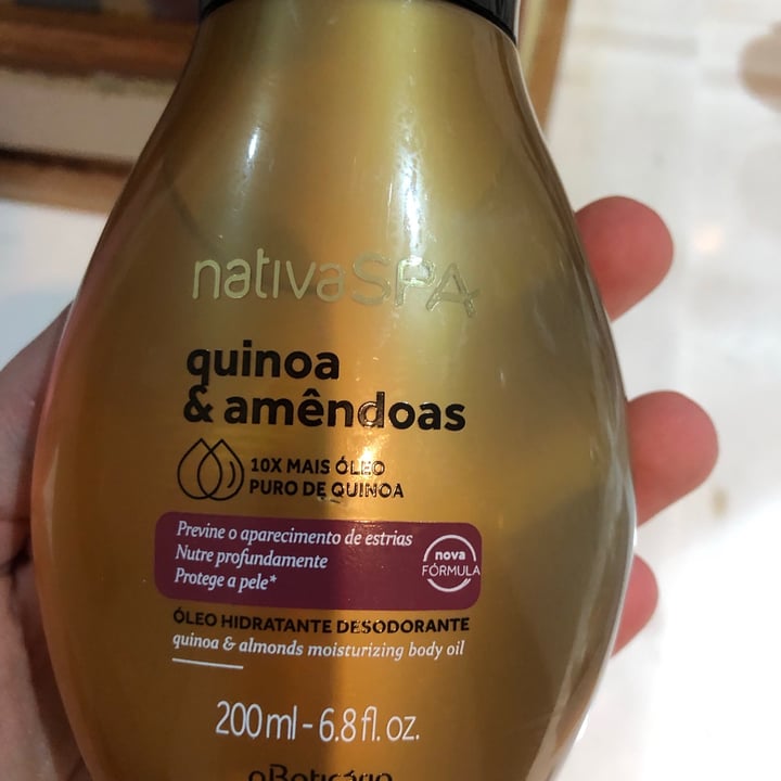 O Botic Rio Nativa Spa Oleo Hidratante Quinoa E Amendoas Reviews Abillion