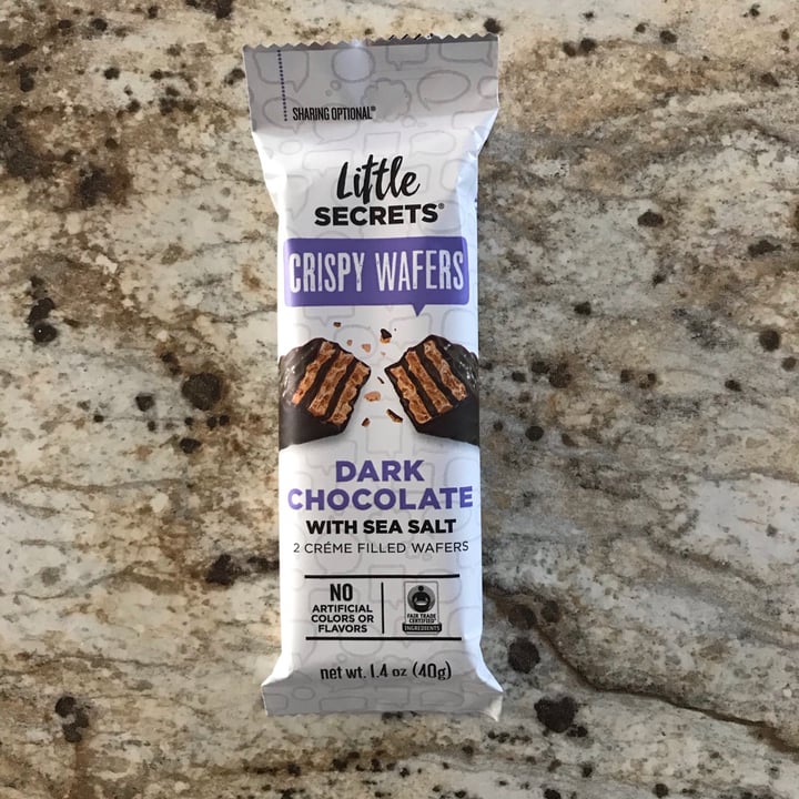 Little secrets Crispy Wafers Dark Chocolate With Sea Salt Review abillion