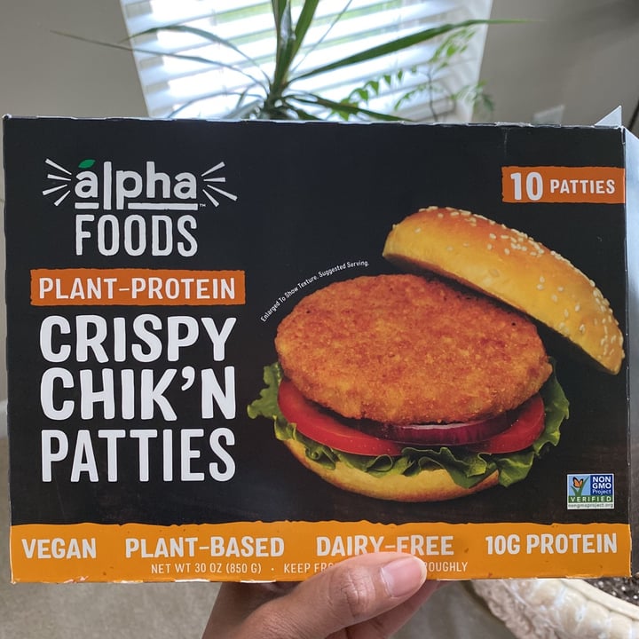 Alpha Foods Crispy Chik’n Patties Review abillion