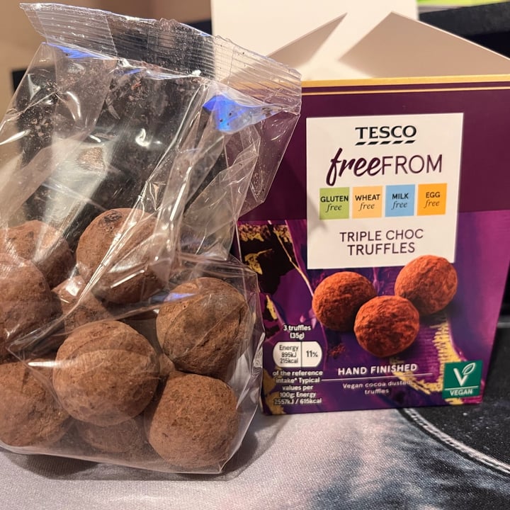 Tesco Free From Triple Choc Truffles Review abillion
