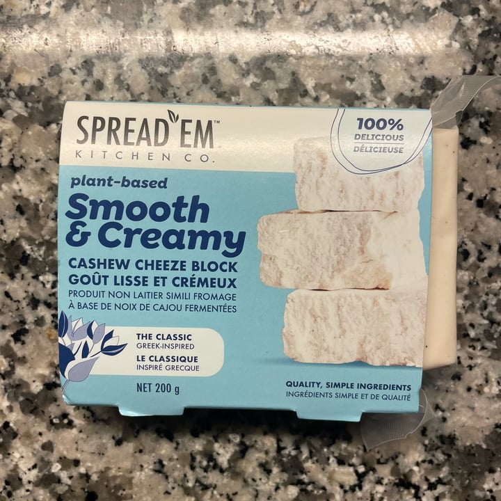 Spread'Em Kitchen The Classic Cashew Cheeze Block Review abillion