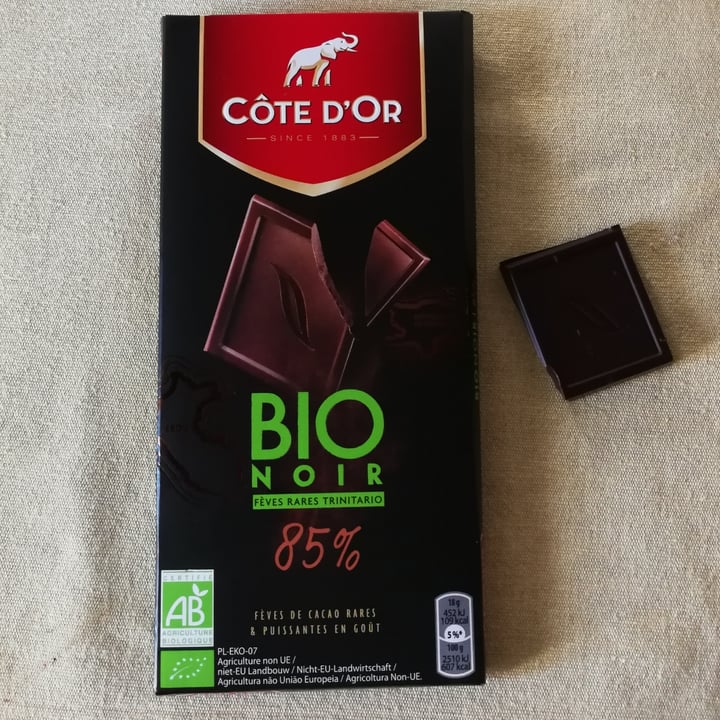 Côte d'or Chocolate bio 85 Review abillion