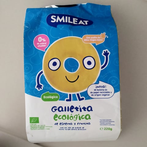 Smileat on X: GALLETAS SMILEAT: 1️⃣ Ecológicas⠀2️⃣ De espelta y manzana  ECO 3️⃣ 100% aceite de oliva virgen extra ECO 4️⃣ Sin aceite de palma⠀5️⃣  Endulzadas con el azúcar propio de la