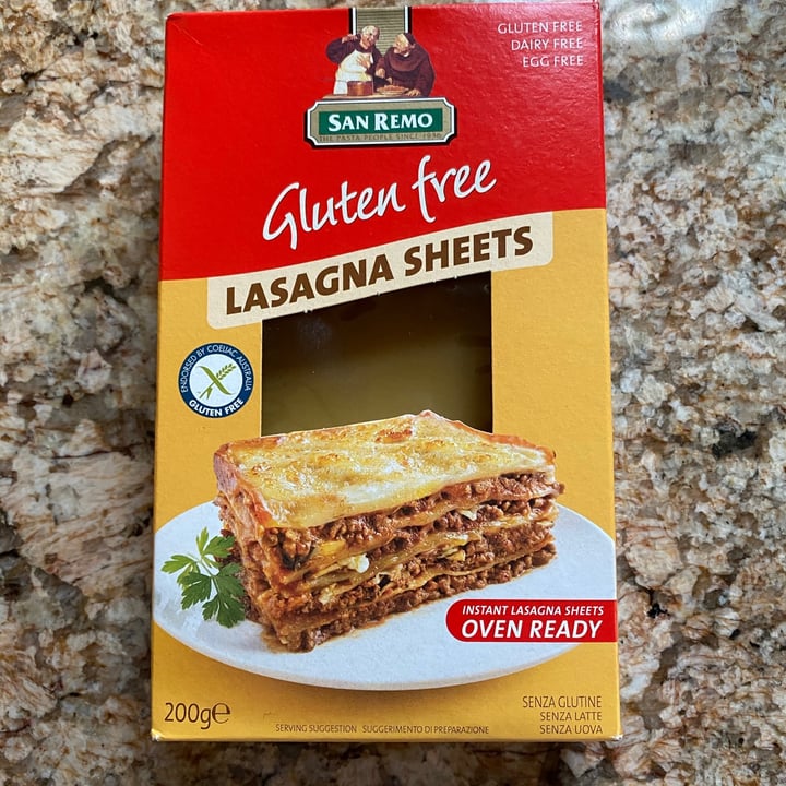 San Remo Gluten Free Lasagna Sheets Review abillion