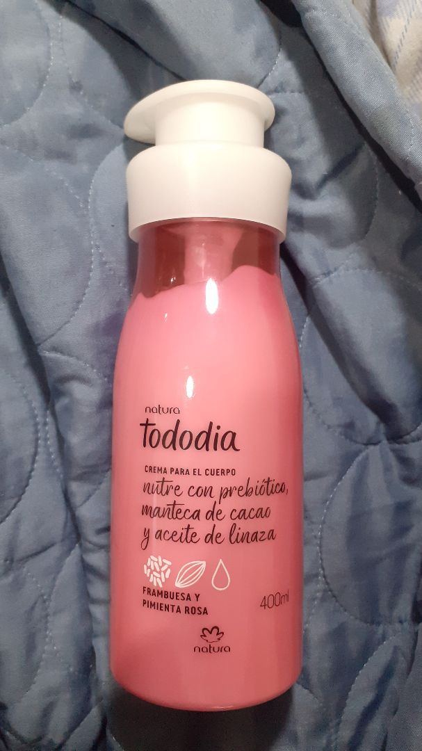 Natura Crema para el cuerpo tododia frambuesa y pimienta rosa Review |  abillion