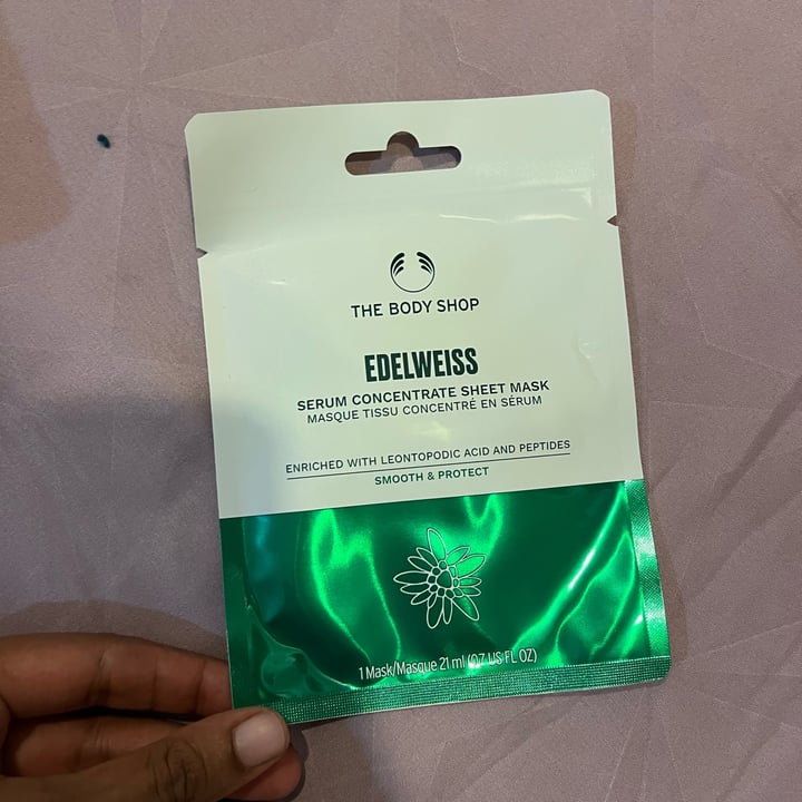 The Body Shop edelweiss face mask Review abillion