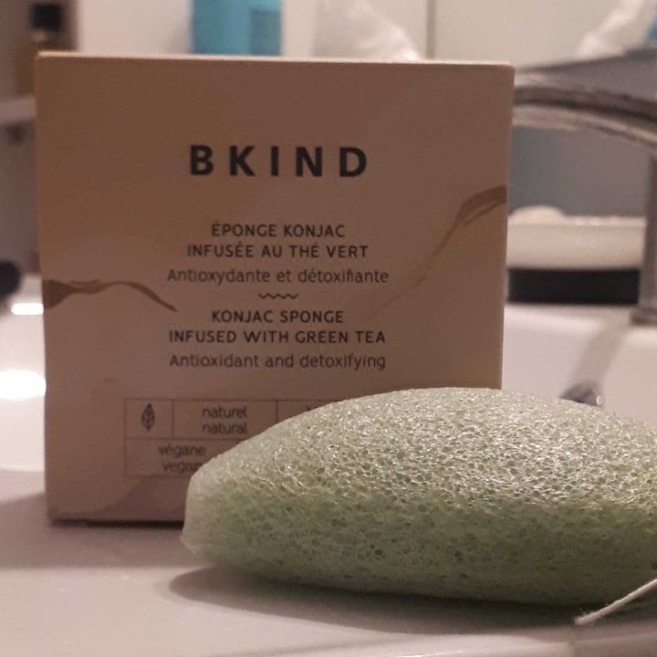 BKIND Konjac facial sponge infused with green tea Review abillion
