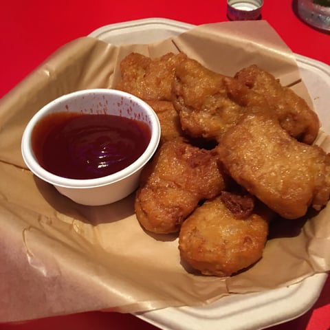 Spiced Nuggets with BBQ Sauce