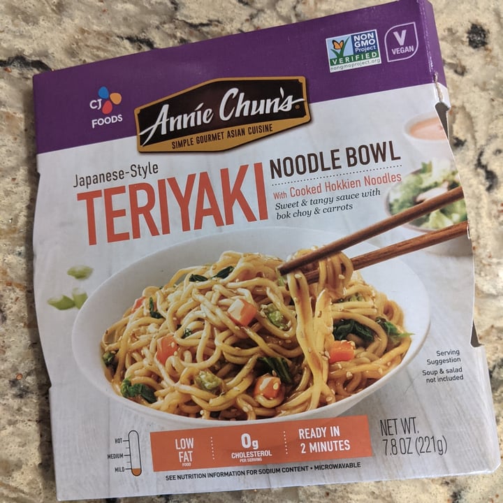 Annie Chun's Japanesestyle Teriyaki Noodle Bowl Review abillion