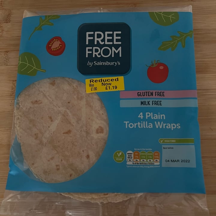 Sainsbury's Tortilla wrap Free From Review abillion