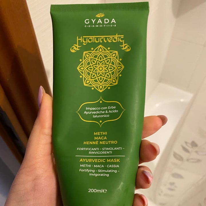 Gyada Cosmetics Ayurvedic Mask Fortificante Review abillion
