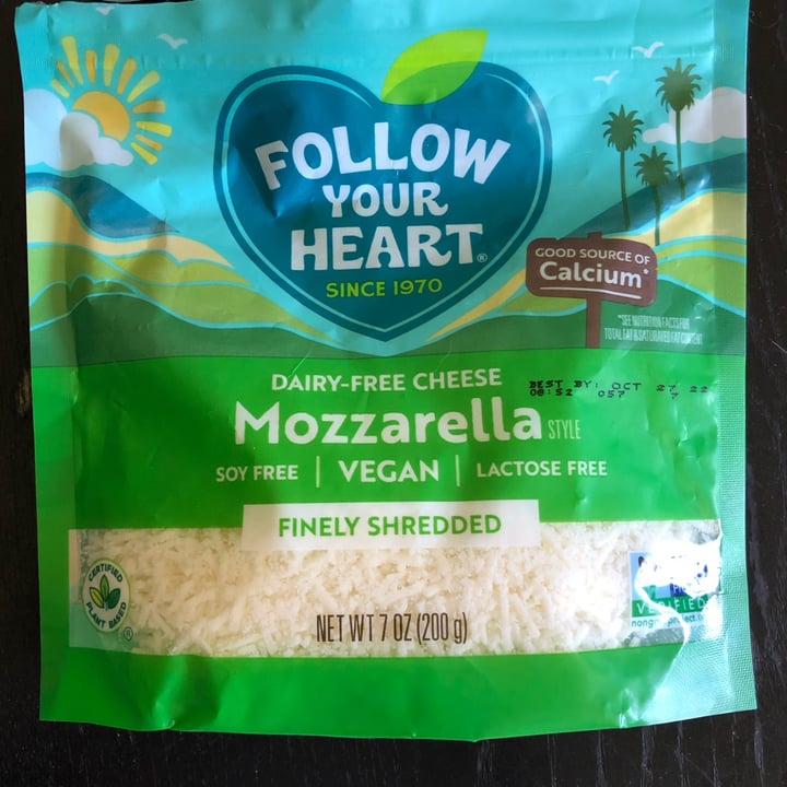 Follow your Heart Mozzarella Finely Shredded Review abillion