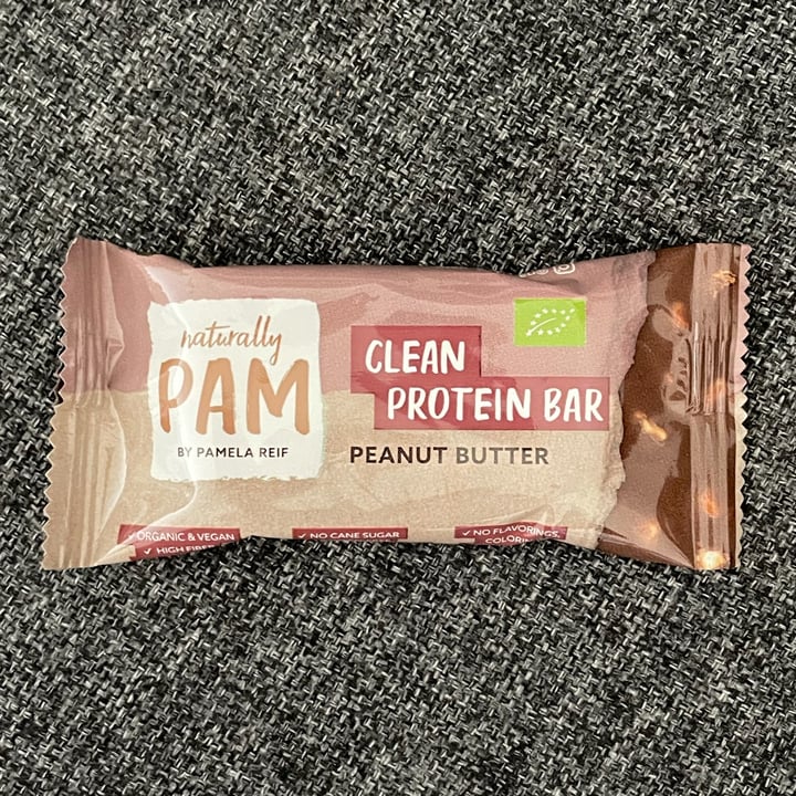 Naturally Pam Clean Protein Bar Peanut Butter Review abillion