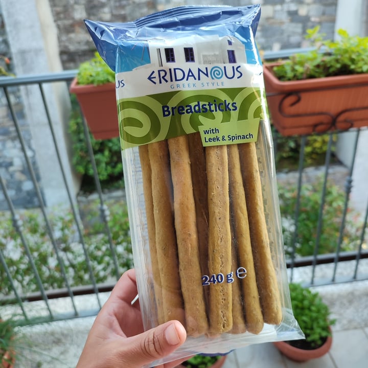 Eridanous breadsticks with leek and spinach Review abillion