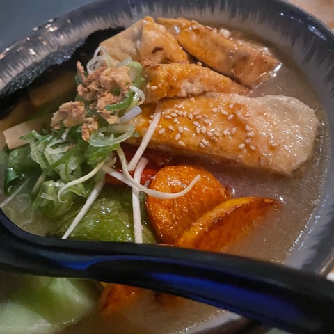 Veggie shoyu tofu ramen