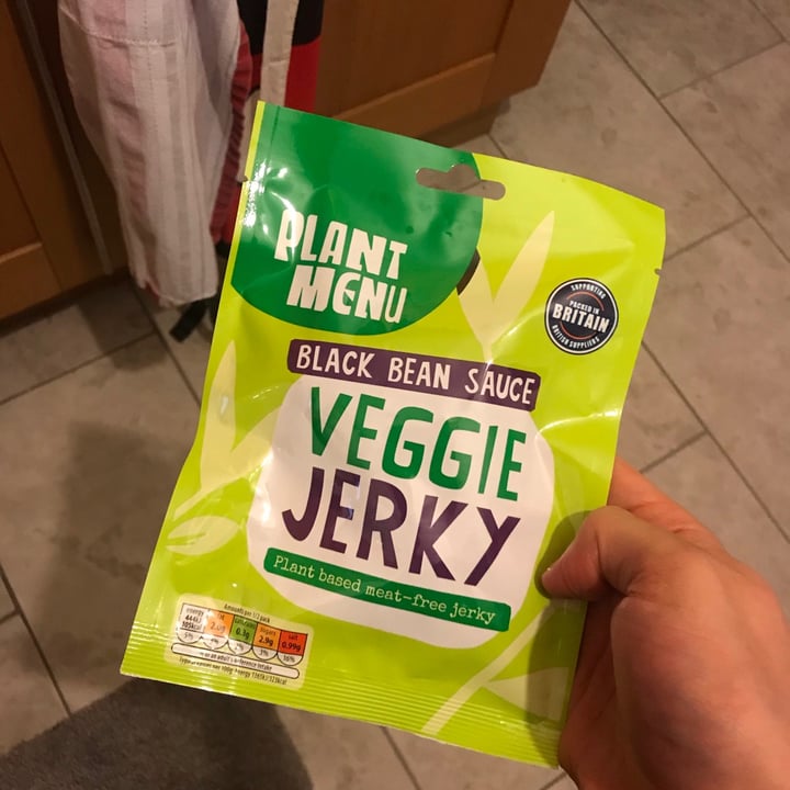 Plant Menu Black bean veggie jerky Review abillion